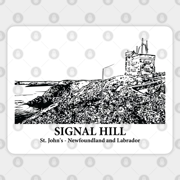 Signal Hill - St. John's NL Magnet by Lakeric